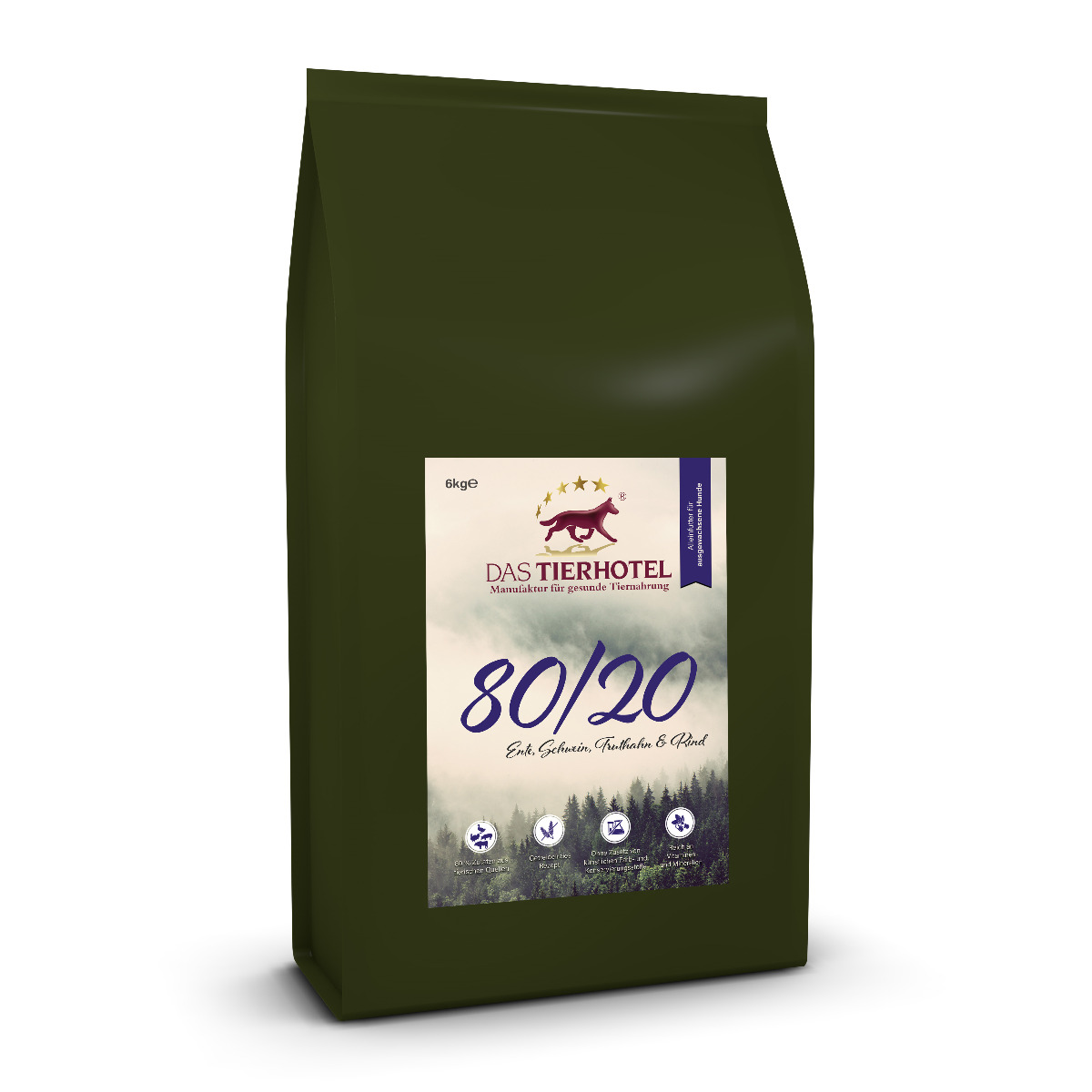 Das Tierhotel - 80/20 mit Rind 6kg