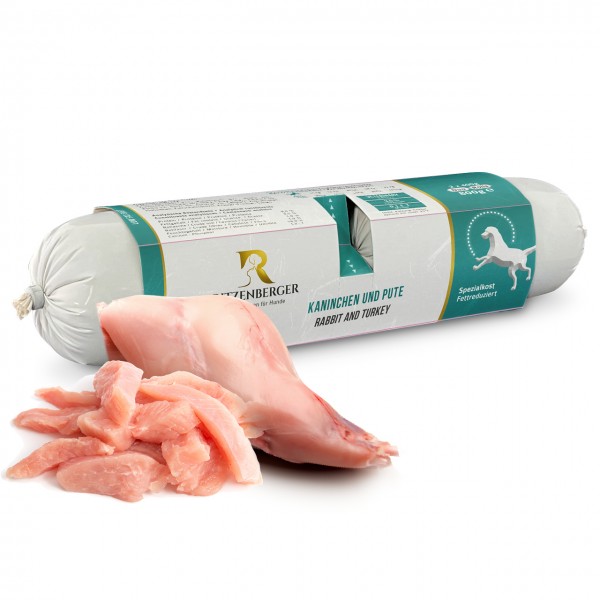 Ritzenberger - Kaninchen und Pute Diät-Menü Duo Rolls 2x400g