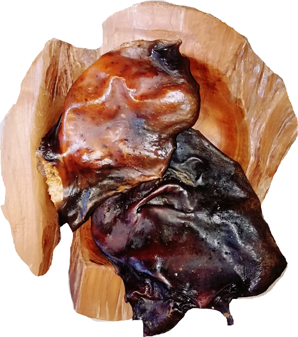 Getrocknete Pferdekopfhautplatten M