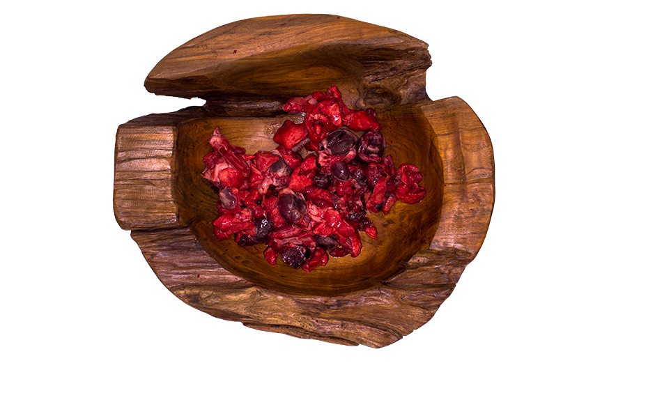 Kaninchen Herz/ Lunge in Würfeln 1000g