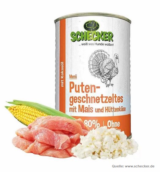 Schecker Menü - Putengeschnetzeltes 410g