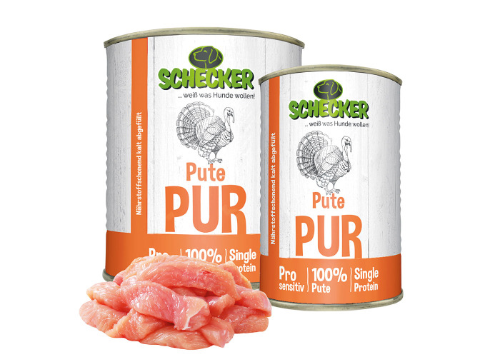 Schecker Pute PUR 820g