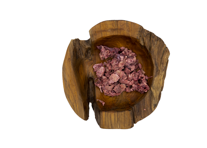 Rindfleisch mit weißem Pansen grob geschrotet 500g