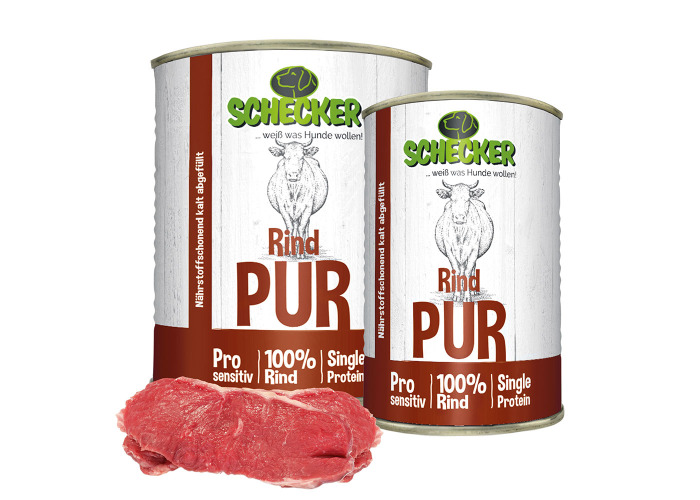 Schecker Rind PUR 410g