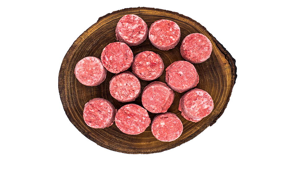 Rindfleisch-Menü mit Bierhefe gewolft 1000g Portionsware