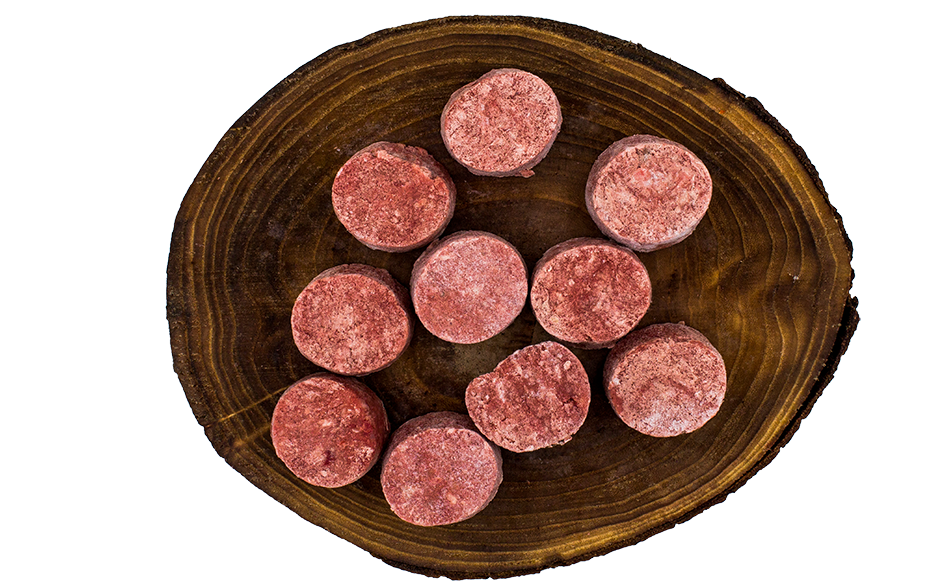 Känguru-Menü mit Kürbis gewolft 1000g Portionsware